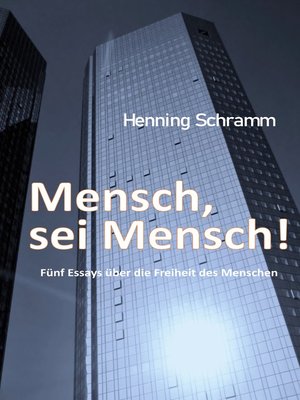 cover image of Mensch, sei Mensch!